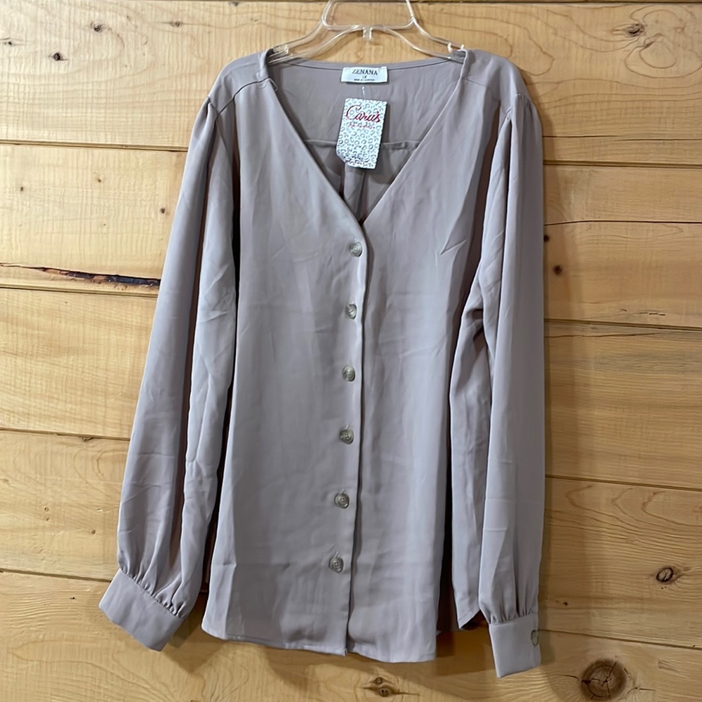 Zenana blouse, polyester, very flowy